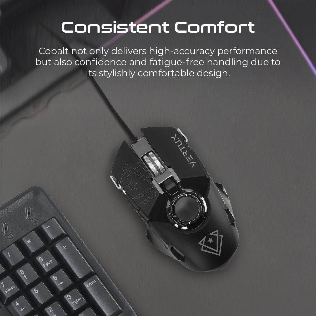 High Accuracy Lag-Free Wired Gaming Mouse