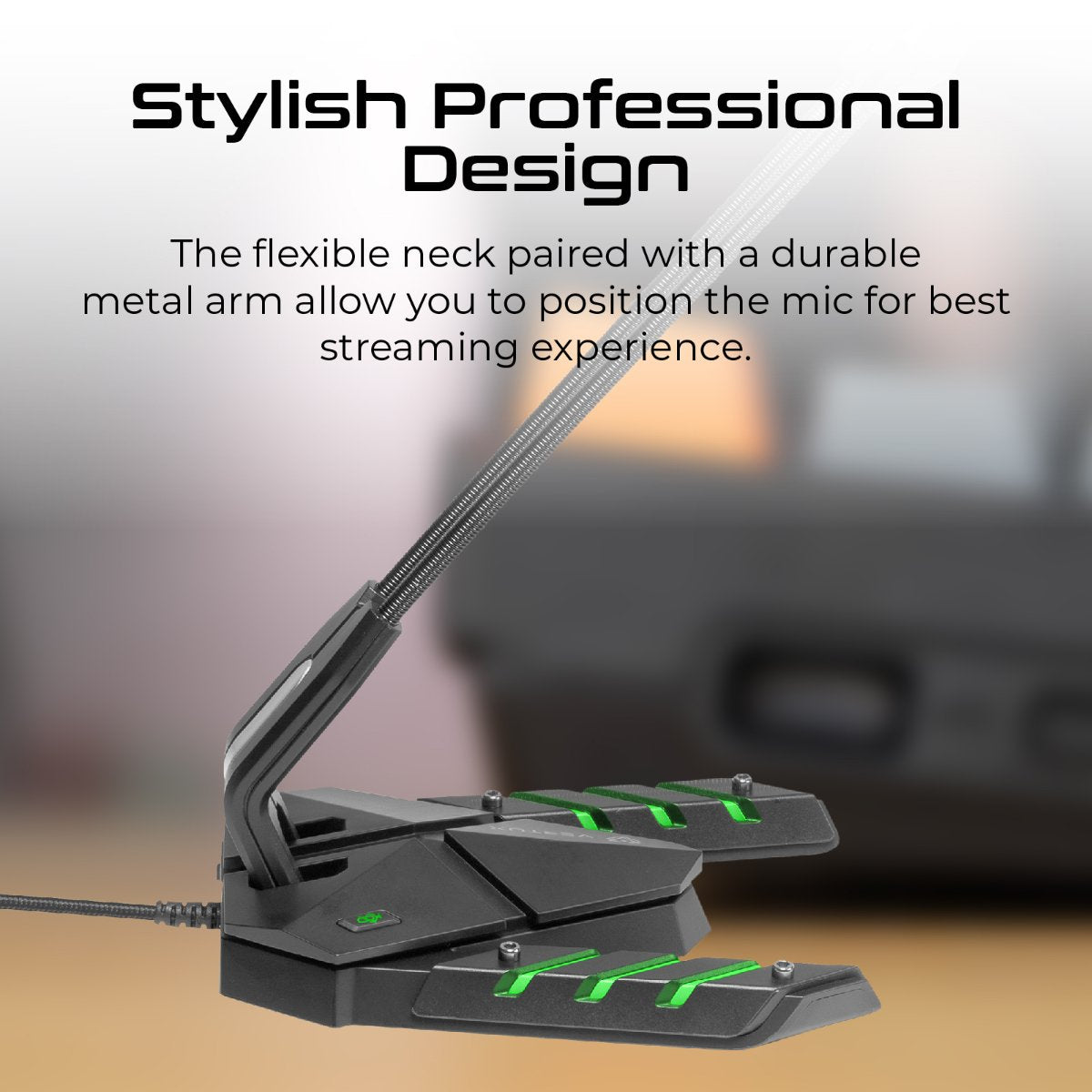 High Intensity Anti-Vibration Gaming Microphone